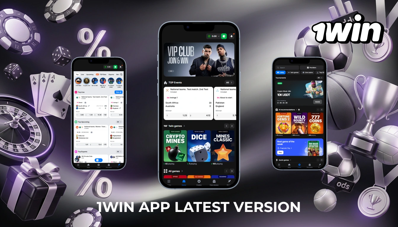 Characteristics of 1Win mobile application
